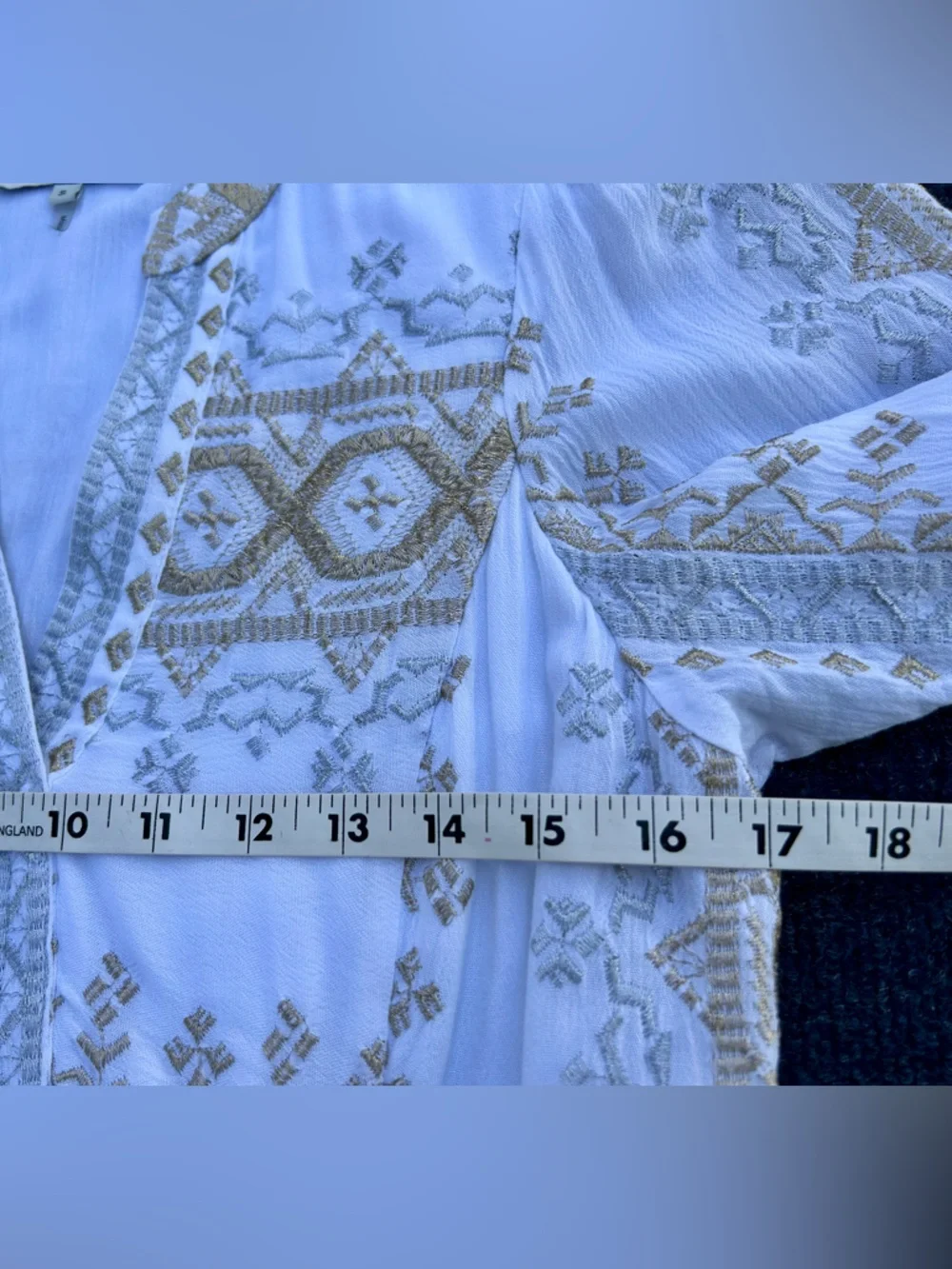 Hale Bob Lole White Embroidered Maxi Dress - Picture 10 of 16